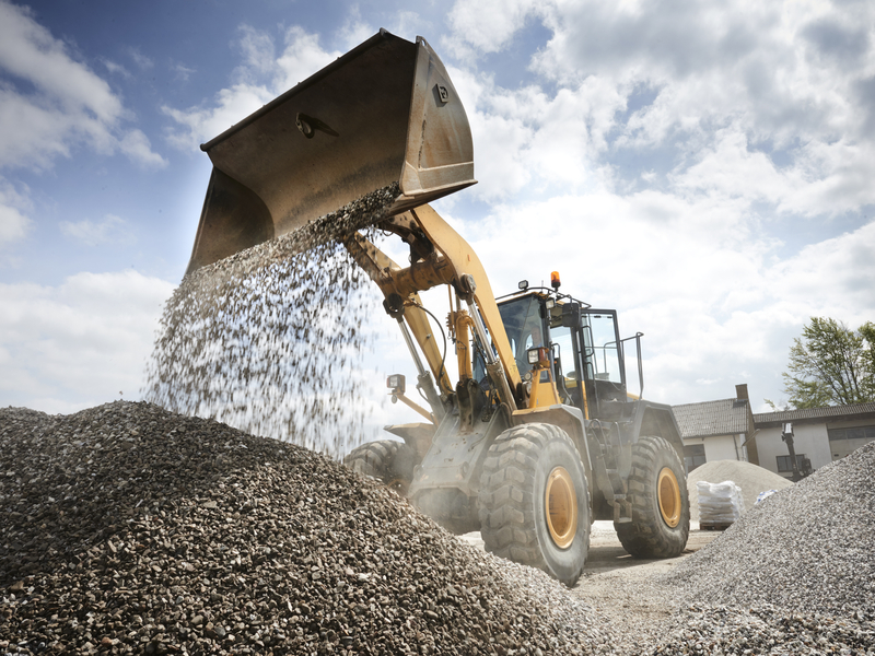 tractor dumping