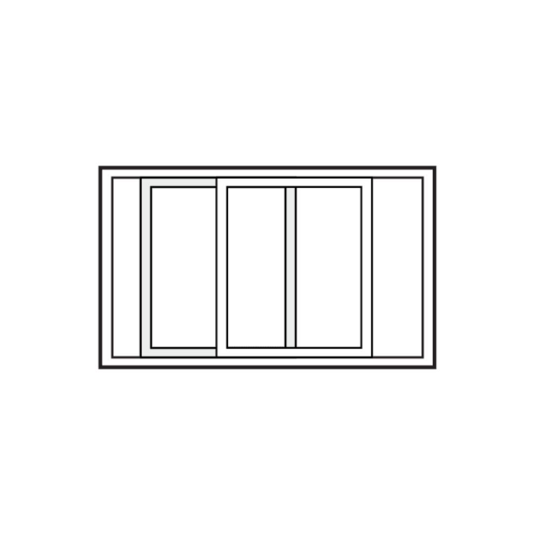 Smooth-operating horizontal slider window, ideal for compact spaces