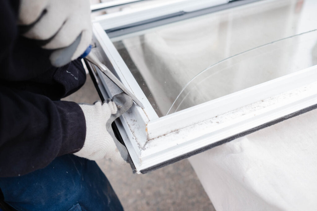 Photo of a broken casement window (1900×500) - Local Replacement by Glacier Glass