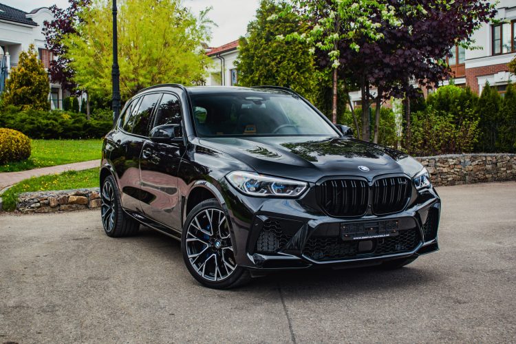 car on the road BMW X5